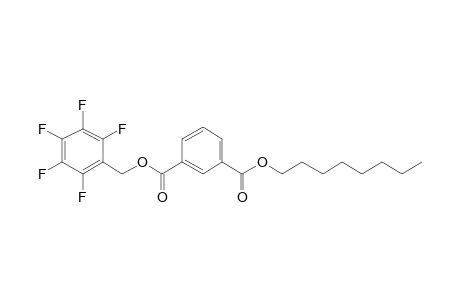 Isophthalic acid, octyl pentafluorobenzyl ester