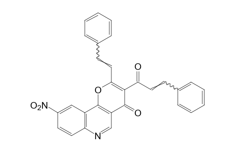 3-cinnamoyl-9-nitro-1-styryl-4H-pyrano[3,2-c]quinolin-4-one