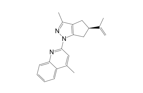 2-[(5R)-5-isopropenyl-3-methyl-5,6-dihydro-4H-cyclopenta[c]pyrazol-1-yl]-4-methyl-quinoline