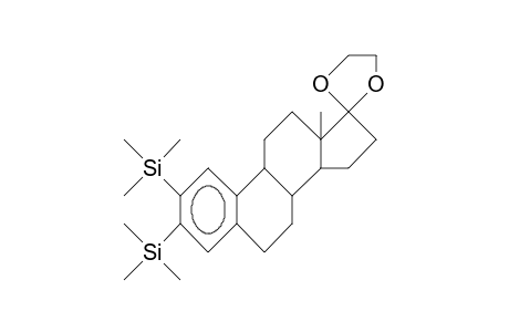 DL-2,3-Bis(trimethylsilyl)-(9A)-estra-1,3,5(10)-trien-17-one ethylenedioxy ketal