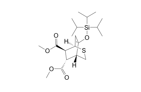 (1R*,4R*,5S*,6S*)-8-Triisopropylsilyloxy-2-thiabicyclo[2.2.2]oct-7-ene-5,6-dicarbxylic Acid Dimethyl Ester
