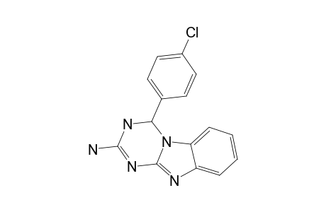 4-(4-CHLOROPHENYL)-3,4-DIHYDRO-[1,3,5]-TRIAZINO-[1,2-A]-BENZIMIDAZOLE-2-AMINE