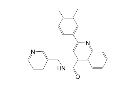 2-(3,4-dimethylphenyl)-N-(3-pyridinylmethyl)-4-quinolinecarboxamide