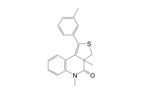 3a,5-Dimethyl-1-(m-tolyl)-3,3a-dihydrothieno[3,4-c]quinolin-4(5H)-one