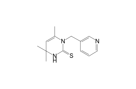 4,4,6-Trimethyl-1-(3-pyridinylmethyl)-3,4-dihydro-2(1H)-pyrimidinethione