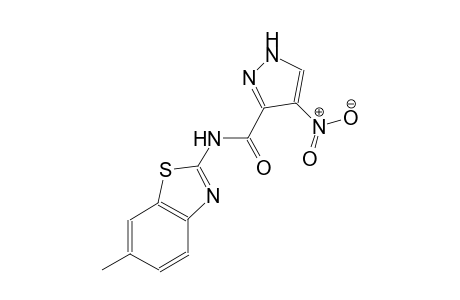N-(6-methyl-1,3-benzothiazol-2-yl)-4-nitro-1H-pyrazole-3-carboxamide