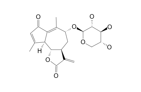 9-ALPHA-HYDROXY-11,13-DEHYDROLEUCODIN-9-O-BETA-XYLOPYRANOSIDE