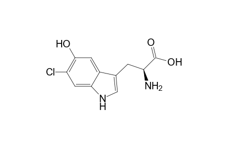 (2S)-2-amino-3-(6-chloro-5-hydroxy-1H-indol-3-yl)propanoic acid