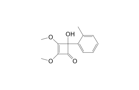4-Hydroxy-2,3-dimethoxy-4-(2-methylphenyl)cyclobutenone