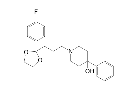 2-(4-Fluorophenyl)-2-[3-(4-hydroxy-4-phenyl-1-piperidyl)propyl]-1,3-dioxolane