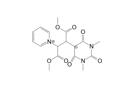 Dimethyl 2-[N,N'-dimethylbarbituric acid - 5'-yl-5'-ylide]-3-pyridinium-1,4-butanedioate