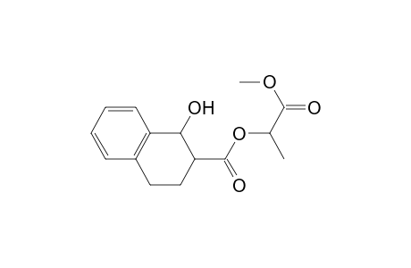 2-Naphthalenecarboxylic acid, 1,2,3,4-tetrahydro-1-hydroxy-, 2-methoxy-1-methyl-2-oxoethyl ester, [1R-[1.alpha.,2.beta.(S*)]]-