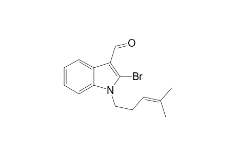 2-Bromo-1-(4-methylpent-3-enyl)-1H-indole-3-carbaldehyde