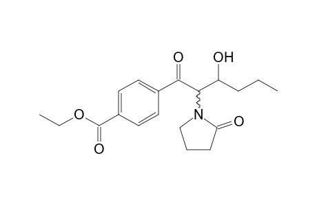 Ethyl 4-(3-hydroxy-2-(2-oxopyrrolidin-1-yl)hexanoyl)benzoate
