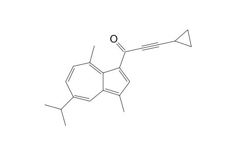 3-Cyclopropyl-1-[3,8-dimethyl-5-(propan-2-yl)azulen-1-yl]prop-2-yn-1-one