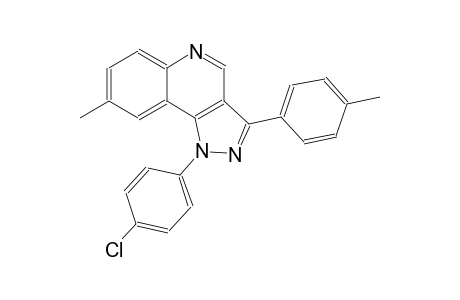 1-(4-chlorophenyl)-8-methyl-3-(4-methylphenyl)-1H-pyrazolo[4,3-c]quinoline