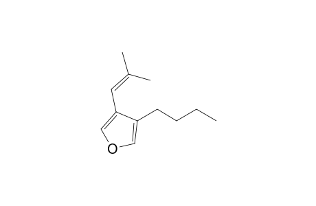 4-Butyl-3-(2'-methyl-1'-propenyl)furan