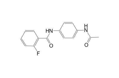 N-[4-(acetylamino)phenyl]-2-fluorobenzamide