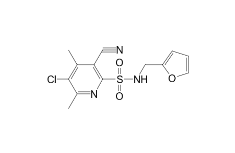 2-Pyridinesulfonamide, 5-chloro-3-cyano-N-(2-furanylmethyl)-4,6-dimethyl-