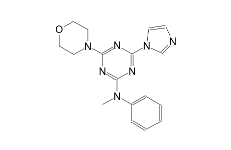 1,3,5-triazin-2-amine, 4-(1H-imidazol-1-yl)-N-methyl-6-(4-morpholinyl)-N-phenyl-