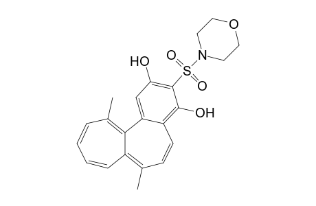 7,12-Dimethyl-3-(morpholinosulfonyl)benzo[a]heptalene-2,4-diol
