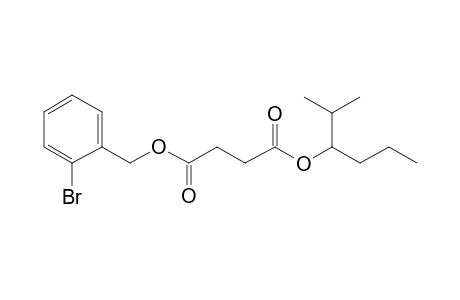 Succinic acid, 2-bromobenzyl 2-methylhex-3-yl ester