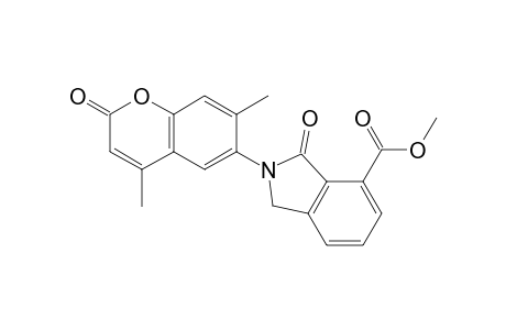 2-[N-(4,7-Dimethylcoumarin-6'-yl)]-3-oxo-2,3-dihydro-1H-isoindolene-5-carboxylic acid methyl ester