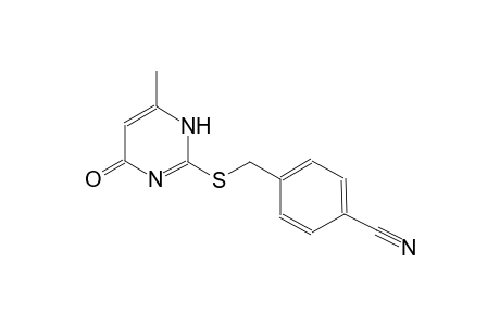 benzonitrile, 4-[[(1,4-dihydro-6-methyl-4-oxo-2-pyrimidinyl)thio]methyl]-