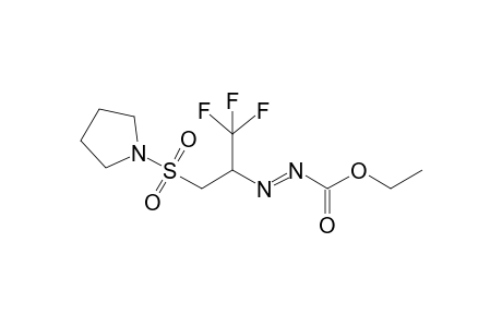 N(1)-Ethoxycarbonyl-1-(trifluoromethyl)-2-(pyrrolidinosulfonyl)ethylhydrazone