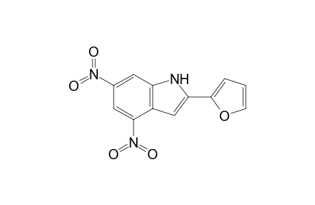 2-(2-furanyl)-4,6-dinitro-1H-indole