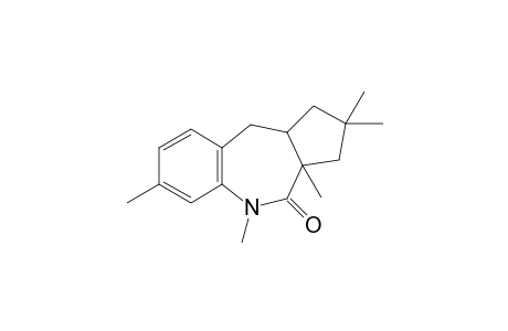 2,2,3a,5,7-pentamethyl-1,3,10,10a-tetrahydrocyclopenta[c][1]benzazepin-4-one