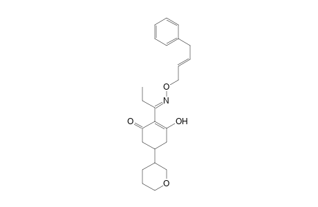 2-Cyclohexen-1-one, 3-hydroxy-2-[1-[[(4-phenyl-2-butenyl)oxy]imino]propyl]-5-(tetrahydro-2H-pyran-3-yl)-