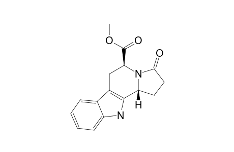 (5S,11bR)-3-keto-1,2,5,6,11,11b-hexahydropyrrolo[2,1-a]$b-carboline-5-carboxylic acid methyl ester