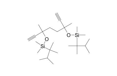 3,6-Dimethyl-3,6-bis[(dimethyl)( 1,1,2-trimethylpropyl)silyloxy]octa-1,7-diyne
