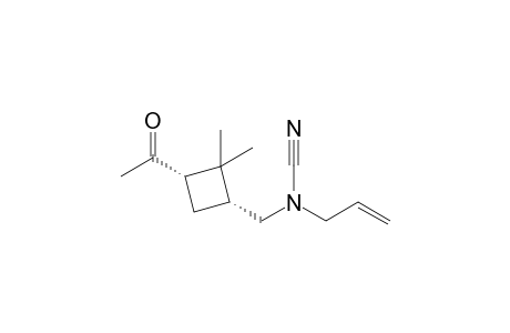 [(1R,3S)-3-acetyl-2,2-dimethylcyclobutyl]methyl-prop-2-enylcyanamide