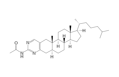 2'-Acetylamino-5.alpha.-cholest-2-eno[3,2-d]pyrimidine