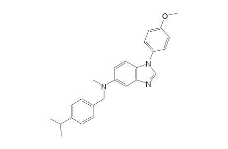 1-(4-Methoxyphenyl)-N-[4-(propan-2-yl)benzyl]-1H-benzimidazol-5-amine, N-methyl-