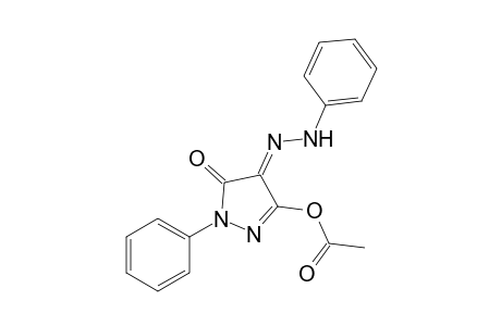 1H-Pyrazole-4,5-dione, 3-(acetyloxy)-1-phenyl-, 4-(phenylhydrazone)