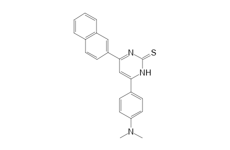 6-(4-[Dimethylamino]phenyl)-4-(naphthalen-2-yl)pyrimidine-2(1H)-thione