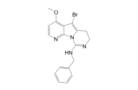 9-Benzylamino-5-bromo-4-methoxypyrido[3',2':4,5]pyrrolo[1,2-c]-6,7-dihydropyrimidine