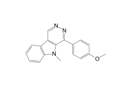 4-(4-Methoxyphenyl)-5-methylpyridazino[4,5-b]indole