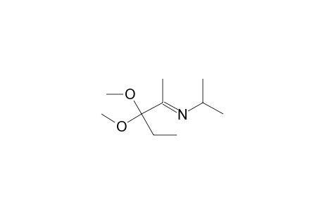 3,3-Dimethoxy-2-pentylidene-N-isopropylamine