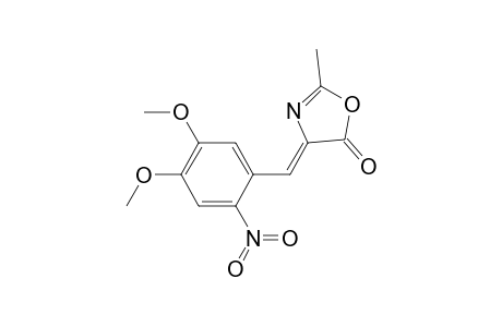 4-(4,5-Dimethoxy-2-nitrobenzylidene)-2-methyl-2-oxazolin-5-one