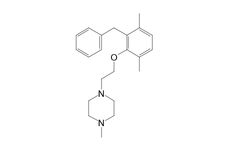 1-(2-(2-Benzyl-3,6-dimethylphenoxy)ethyl)-4-methylpiperazine