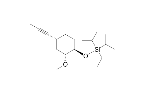 Silane, [[2-methoxy-4-(1-propynyl)cyclohexyl]oxy]tris(1-methylethyl)-, [1R-(1.alpha.,2.beta.,4.beta.)]-