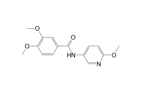3,4-Dimethoxy-N-(6-methoxy-3-pyridinyl)benzamide