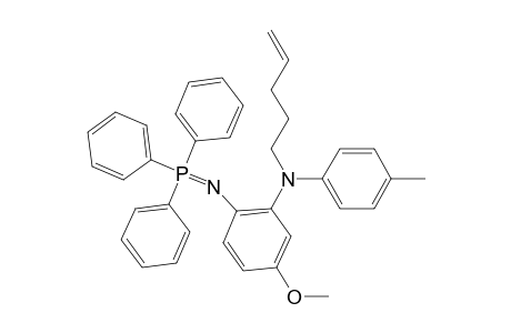 5-Methoxy-1-N-(4-methylphenyl)-1-N-(pent-4-enyl)-2-N-(triphenyl-lamda5-phosphanylidene)-benzene-1,2-diamine