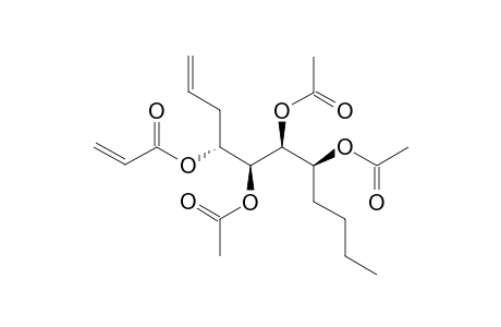 (4R,5R,6R,7S)-5,6,7-Triacetoxyundec-1-en-4-yl acrylate