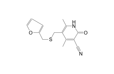 1,2-Dihydropyridine-3-carbonitrile, 5-(furan-2-ylmethylsulfanylmethyl)-4,6-dimethyl-2-oxo-