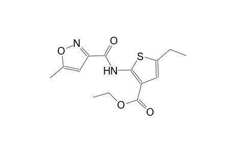 ethyl 5-ethyl-2-{[(5-methyl-3-isoxazolyl)carbonyl]amino}-3-thiophenecarboxylate